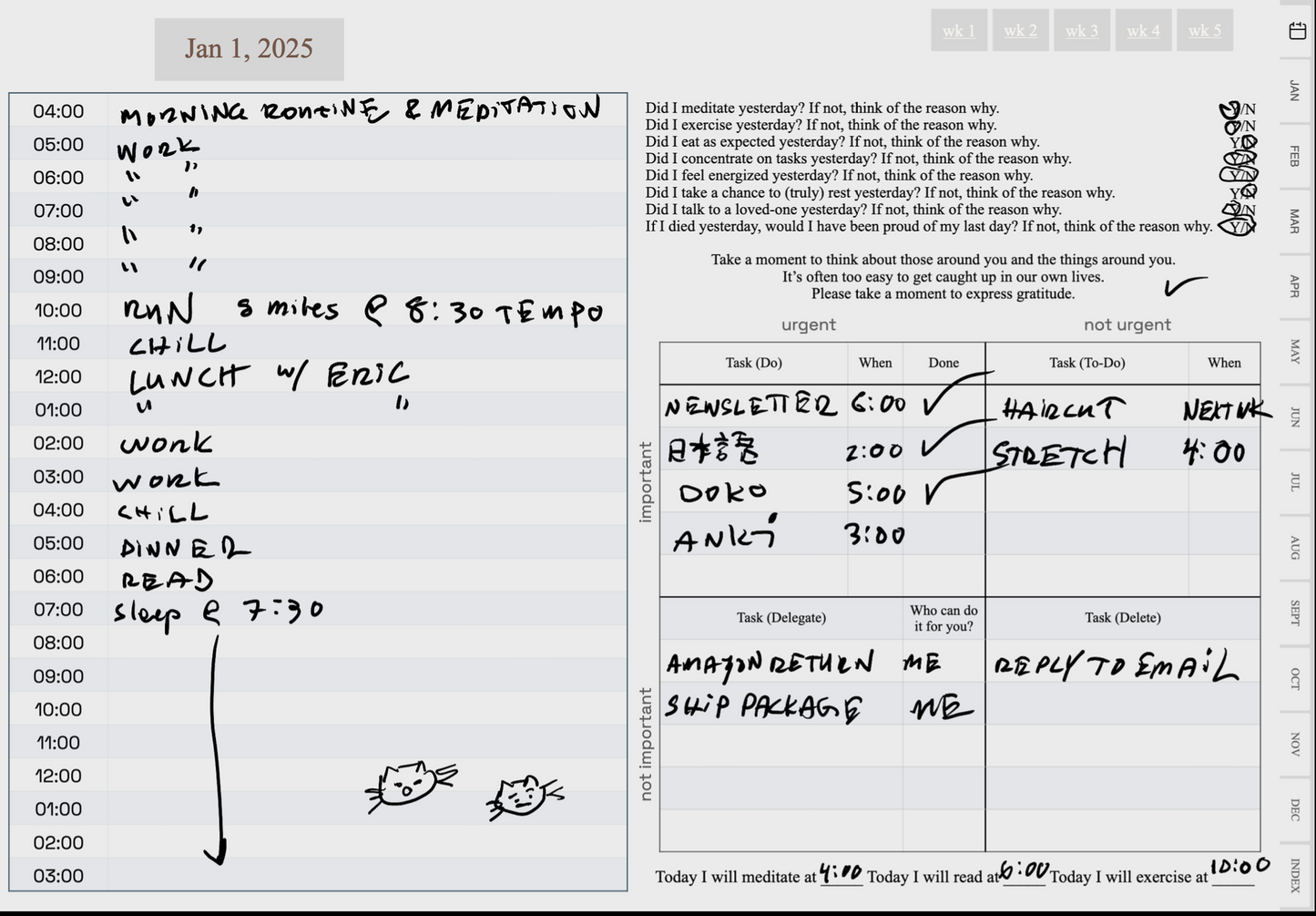 Zen Planner 2025